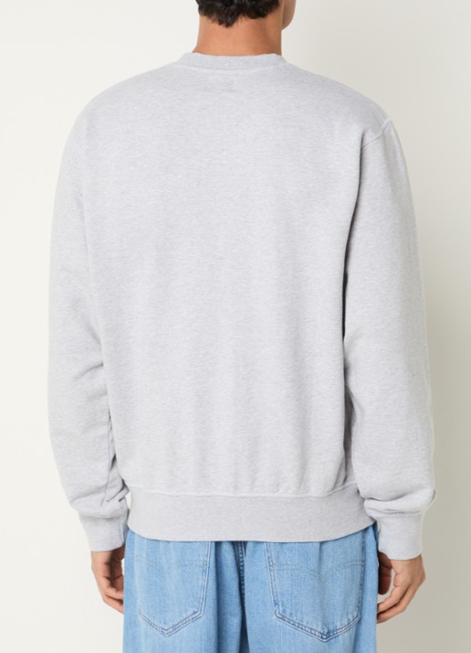 Arte Antwerp Sweater met logoborduring - achterkant 4 grijsmele