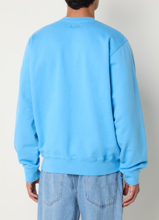 Arte Antwerp Sweater met logoborduring - achterkant 3 blauw