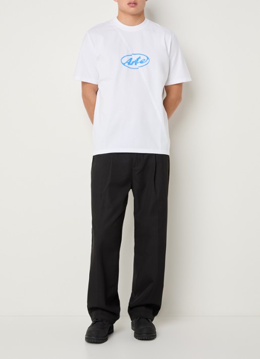Arte Antwerp T-shirt met logoprint - voorkant 3 wit