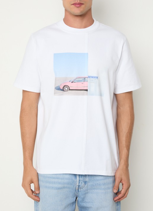 Arte Antwerp T-shirt met print - detail 4 wit