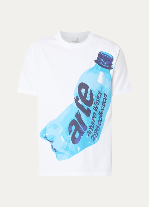 Arte Antwerp T-shirt met print - voorkant 3 wit