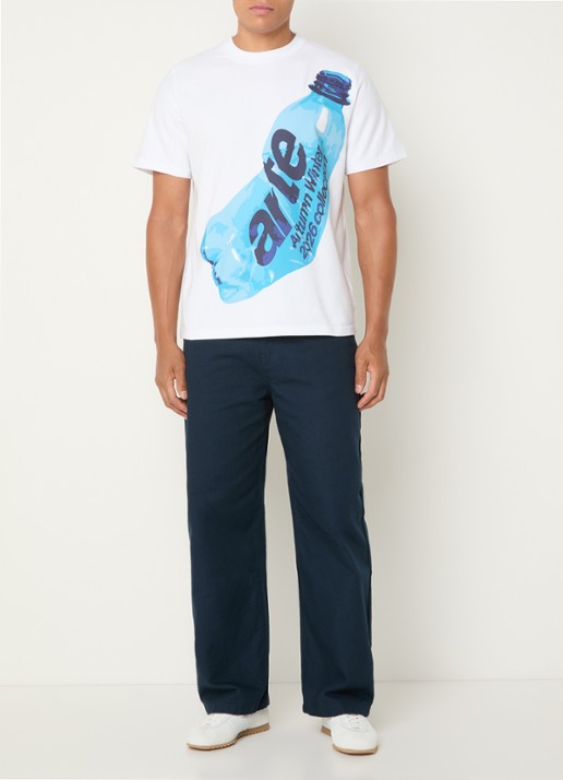 Arte Antwerp T-shirt met print - voorkant 4 wit