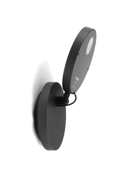 Artemide Demetra Faretto wandlamp LED met schakelaar - voorkant 5 grijs