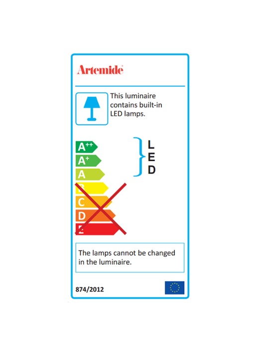 Artemide Empatia Tavolo tafellamp LED - detail gebroken wit