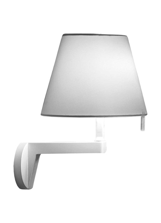 Artemide Melampo wandlamp zonder schakelaar - voorkant metaal