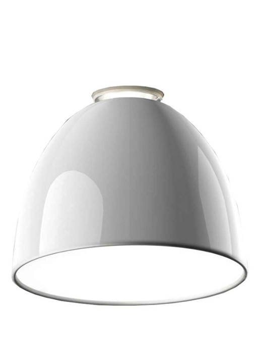 Artemide Nur mini gloss plafondlamp - voorkant wit