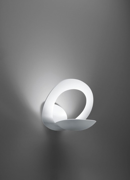 Artemide Pirce Micro Parete wandlamp LED 3000K - zacht wit - voorkant 2 goud