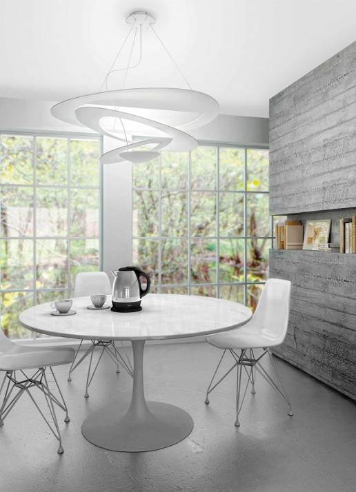 Artemide Pirce mini hanglamp - voorkant 7 gebroken wit