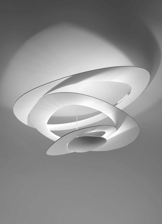 Artemide Pirce Mini Soffitto plafondlamp LED 3000K - zacht wit - voorkant 2 goud