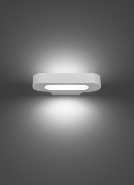 Artemide Talo Parete wandlamp LED 3000K - zacht wit - voorkant 2 chroom
