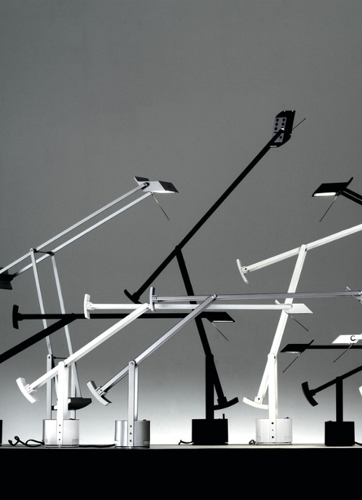 Artemide Tizio bureaulamp retrofit - detail 2 zwart