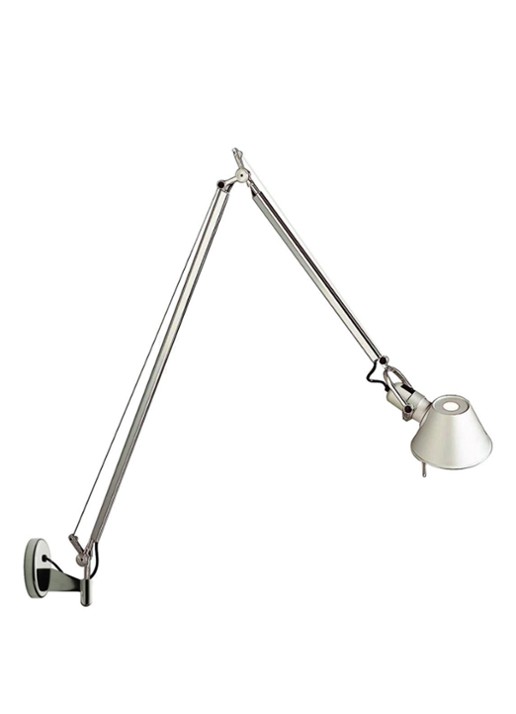 Artemide Tolomeo Braccio wandlamp - voorkant metaal