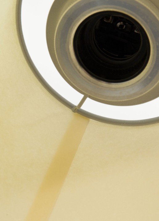 Artemide Tolomeo Mega Terra vloerlamp LED met toetsdimmer aluminium - detail 2 creme