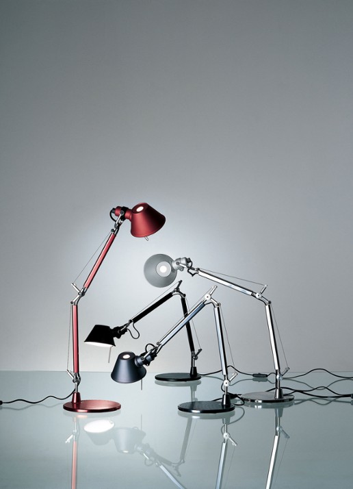 Artemide Tolomeo Micro tafellamp 73 x Ø17 cm - detail 4 metaal