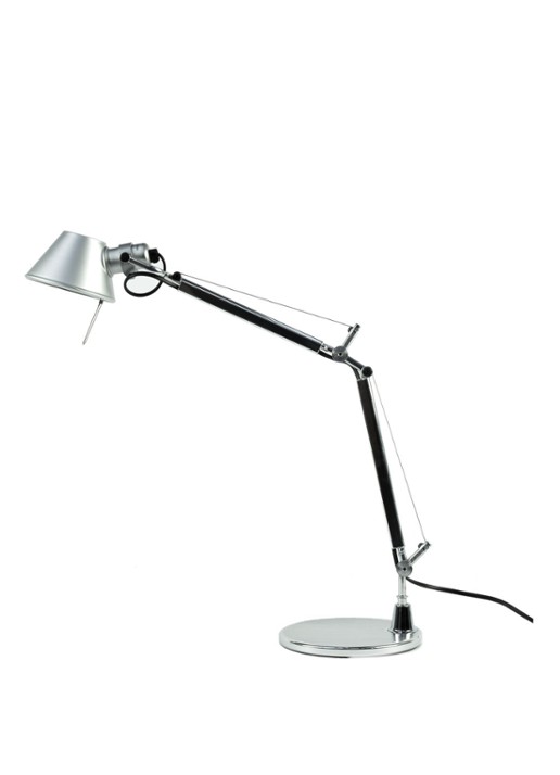 Artemide Tolomeo Micro tafellamp 73 x Ø17 cm - voorkant 6 metaal