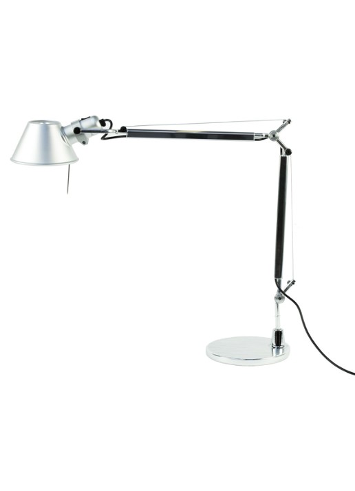 Artemide Tolomeo tafellamp Halo armatuur aluminium 129 x Ø23 cm - detail 3 metaal