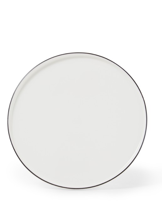 ASA À Table Ligne Noire ontbijtbord 21 cm - voorkant 2 wit