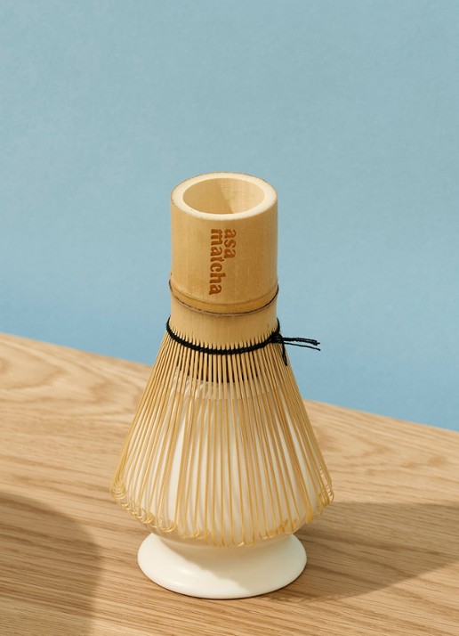 ASA Matcha Matcha whisk houder  - voorkant 2 beige