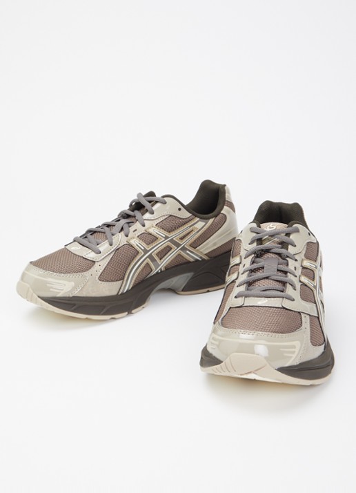 ASICS Gel-1130 sneaker van mesh met logo - detail 2 lichtbruin