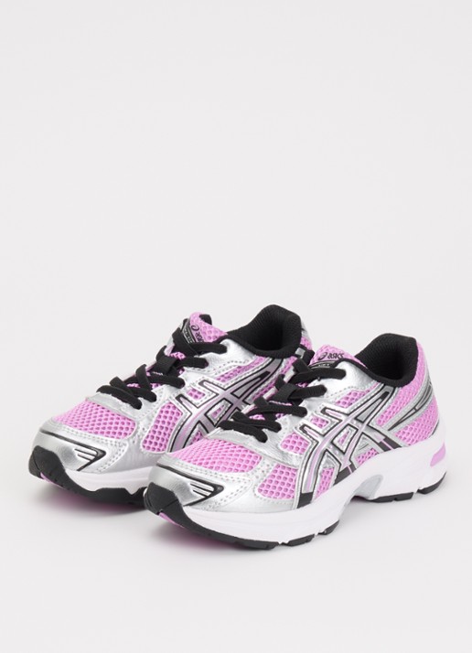 ASICS Gel-1130 sneaker van mesh met logo - voorkant 2 paars