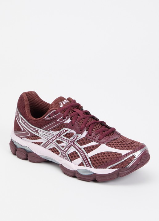 ASICS Gel-Cumulus 16 sneaker met mesh details - voorkant 5 bordeauxrood