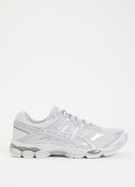 ASICS Gel-Cumulus 16 sneaker met mesh details - voorkant 4 lichtgrijs