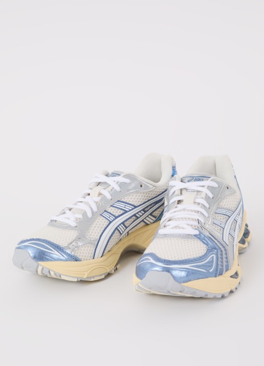 ASICS Gel-Kayano 14 sneaker met mesh en metallic details - detail 3 lichtblauw