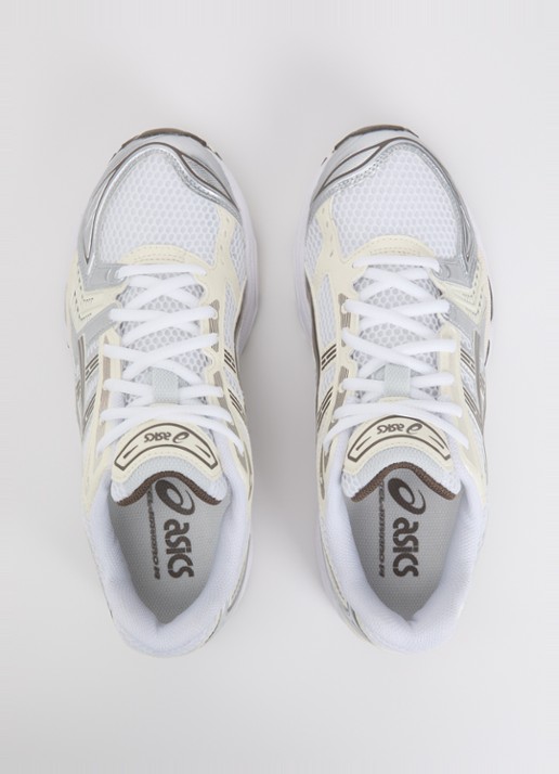 ASICS Gel-Kayano 14 sneaker met mesh en metallic details  - detail 3 wit