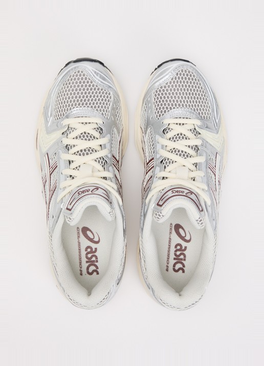 ASICS Gel-Kayano 14 sneaker met mesh en metallic details - detail 4 ivoor