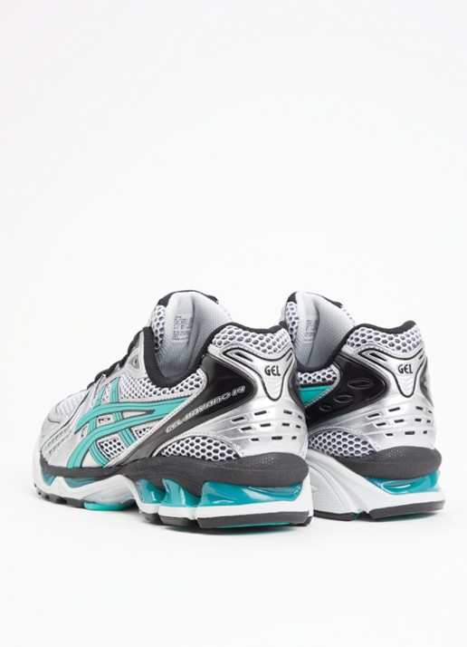 ASICS Gel-Kayano 14 sneaker met mesh en metallic details - achterkant 6 zeegroen