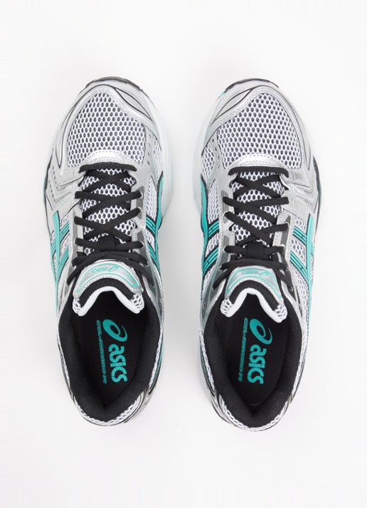 ASICS Gel-Kayano 14 sneaker met mesh en metallic details - detail 2 zeegroen