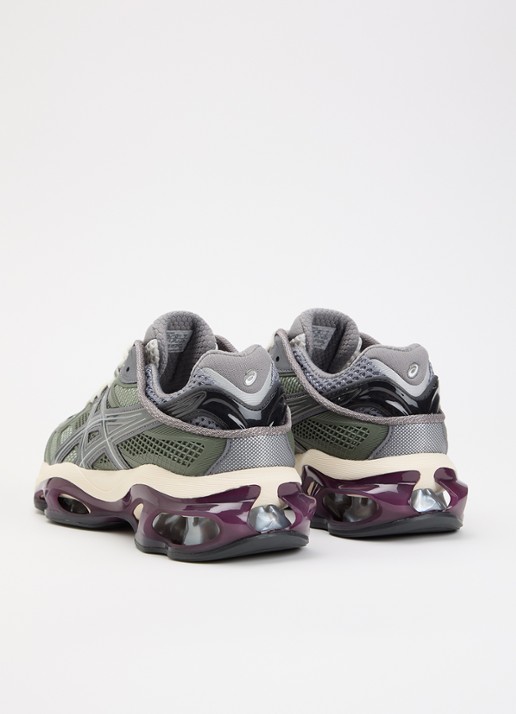 ASICS Gel-Kinetic 2.0 sneaker met logo - achterkant 2 legergroen