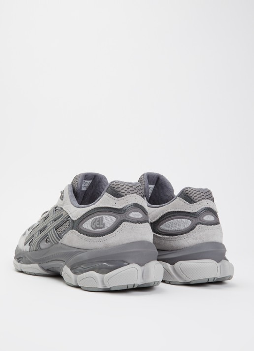 ASICS Gel-Nyc 2.0 sneaker met suède details - achterkant 4 grijs