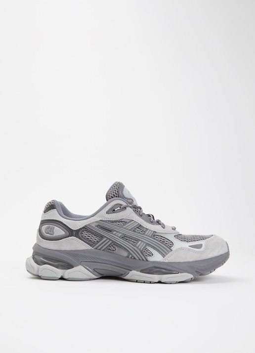 ASICS Gel-Nyc 2.0 sneaker met suède details - voorkant 5 grijs