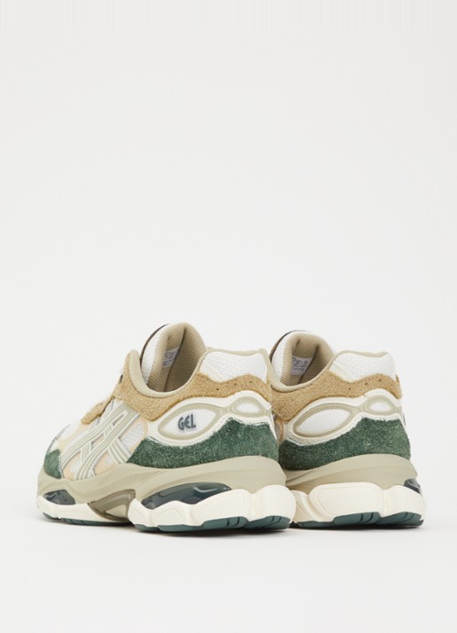 ASICS Gel-Nyc 2.0 sneaker met suède details - achterkant gebroken wit
