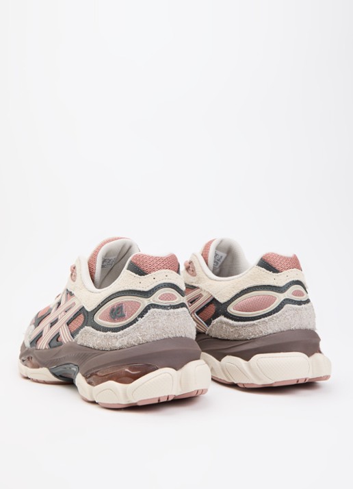 ASICS Gel-Nyc 2.0 sneaker met suède details - achterkant beige