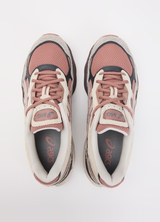ASICS Gel-Nyc 2.0 sneaker met suède details - detail 3 beige