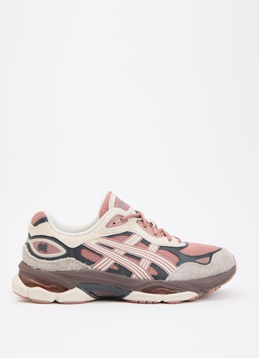 ASICS Gel-Nyc 2.0 sneaker met suède details - voorkant 5 beige