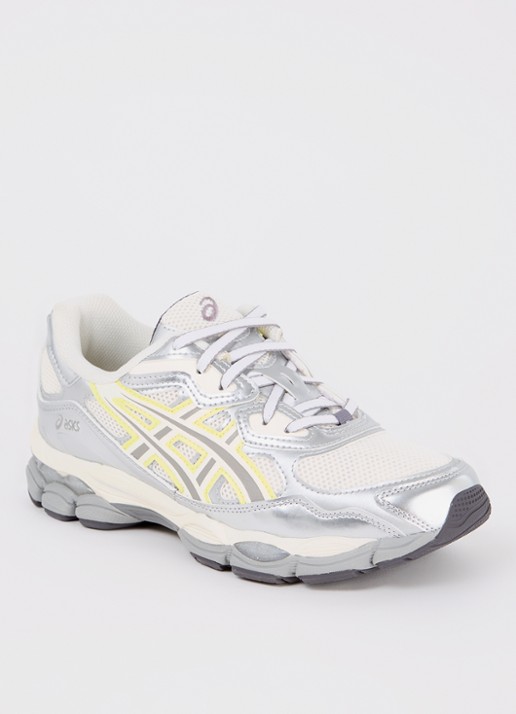 ASICS Gel-Nyc by Emmi sneaker met mesh details  - voorkant geel