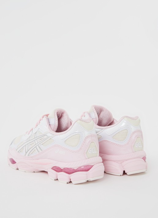 ASICS Gel-Nyc Kicki Yang Zhang met mesh-details - achterkant 5 lichtroze