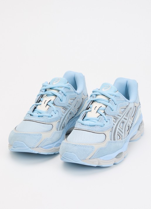 ASICS Gel-Nyc sneaker met suède details - detail 2 lichtblauw