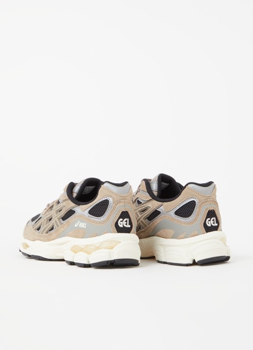 ASICS Gel-Nyc sneaker met suède details - achterkant 3 beige
