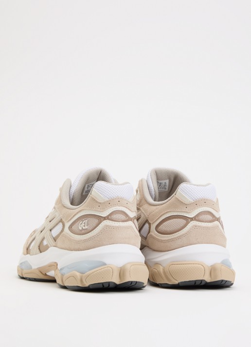 ASICS Gel-Nyc sneaker met suède details - achterkant 2 beige