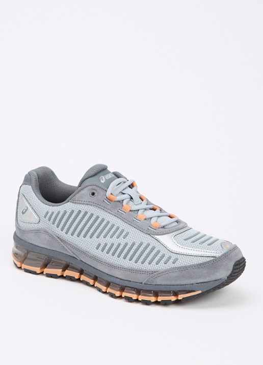 ASICS Gel-Quantum 360 I AMP sneaker met suède details - voorkant grijs