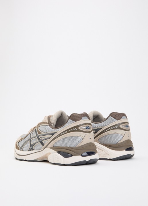 ASICS GT-2160 sneaker met suède details - achterkant donkerbeige