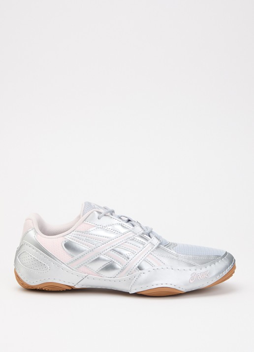 ASICS Hypersync sneaker met mesh details - voorkant 5 zilver