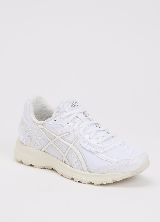 ASICS JOG 100S sneaker met mesh details - voorkant 4 wit