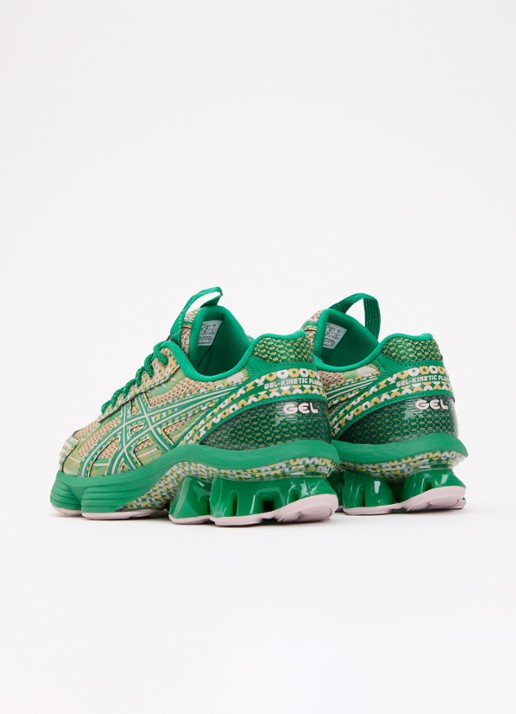 ASICS US7-S Gel-Kinetic Fluent sneaker met logo - achterkant 2 groen