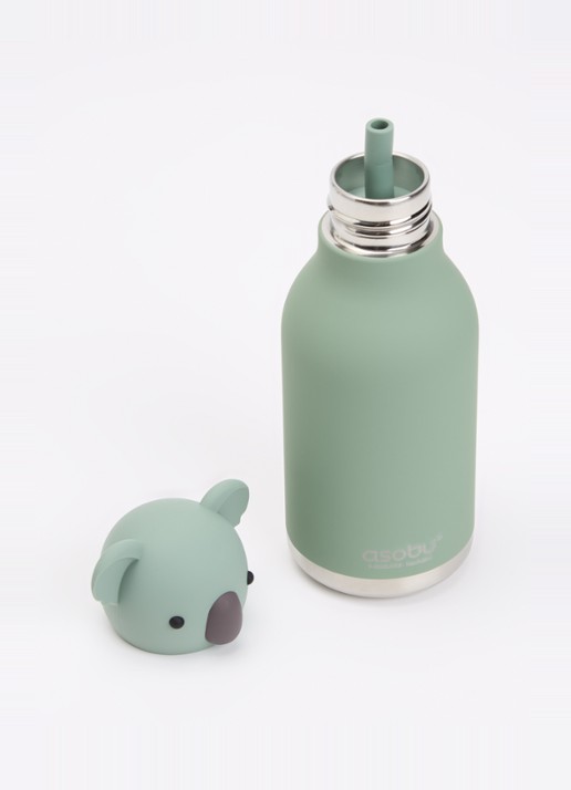 Asobu Koala Bestie waterfles 46 cl - voorkant 2 groen