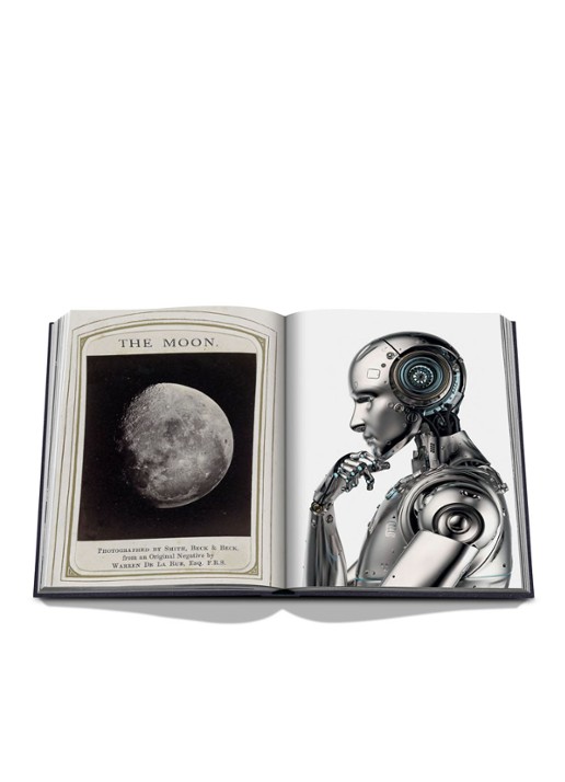 Assouline Moon Paradise - detail 4 donkerblauw